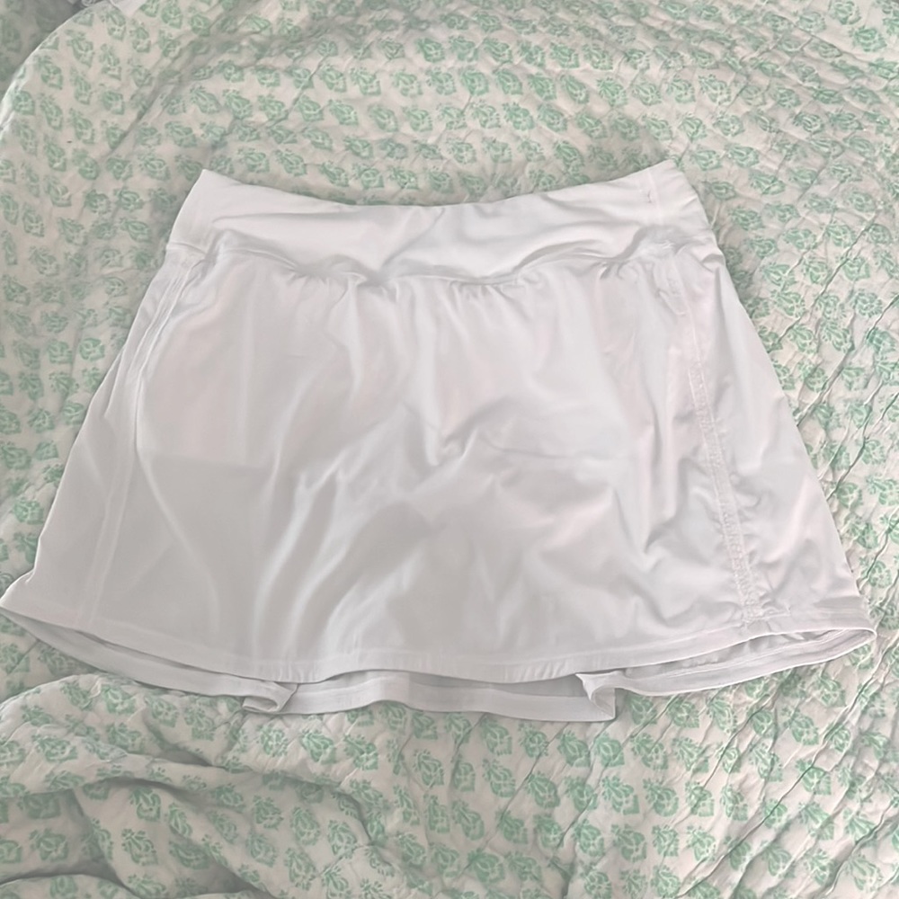 Lululemon Tennis Golf Skort White *long*high rise